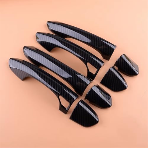 Garnitures de poignées de porte Ford Mondeo style carbone chic