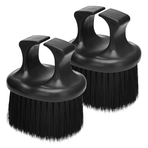 CALLARON Hair Grooming Kit Men's Beard Brush (2pcs) Beard Scrubber Detangler Barber Brush for Styling