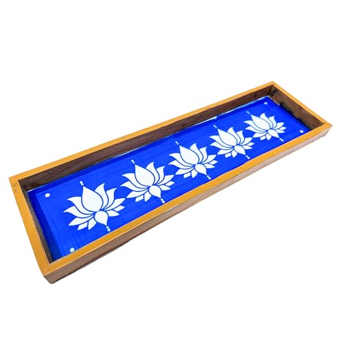 Best Navratri Home Decoration Items (2026) 62 Anciently Lotus Border Rangoli Stencils Wooden(Design 2), Rangoli...