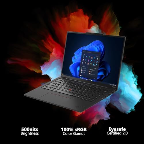 Image of Lenovo ThinkPad X1 Carbon Gen 13 Aura Edition Laptop 14 inch WUXGA Touch (500nits 100% sRGB) Intel 12-core Ultra 7 255U 32GB RAM 2TB SSD for Creator Business Professional Win11Pro ICP Acc