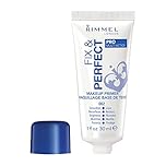 Rimmel London Fix & Perfect Pro Primer, minimise pores, brightens your complexion, mattifies & eliminates shine, oil-free formula, Cruelty-Free