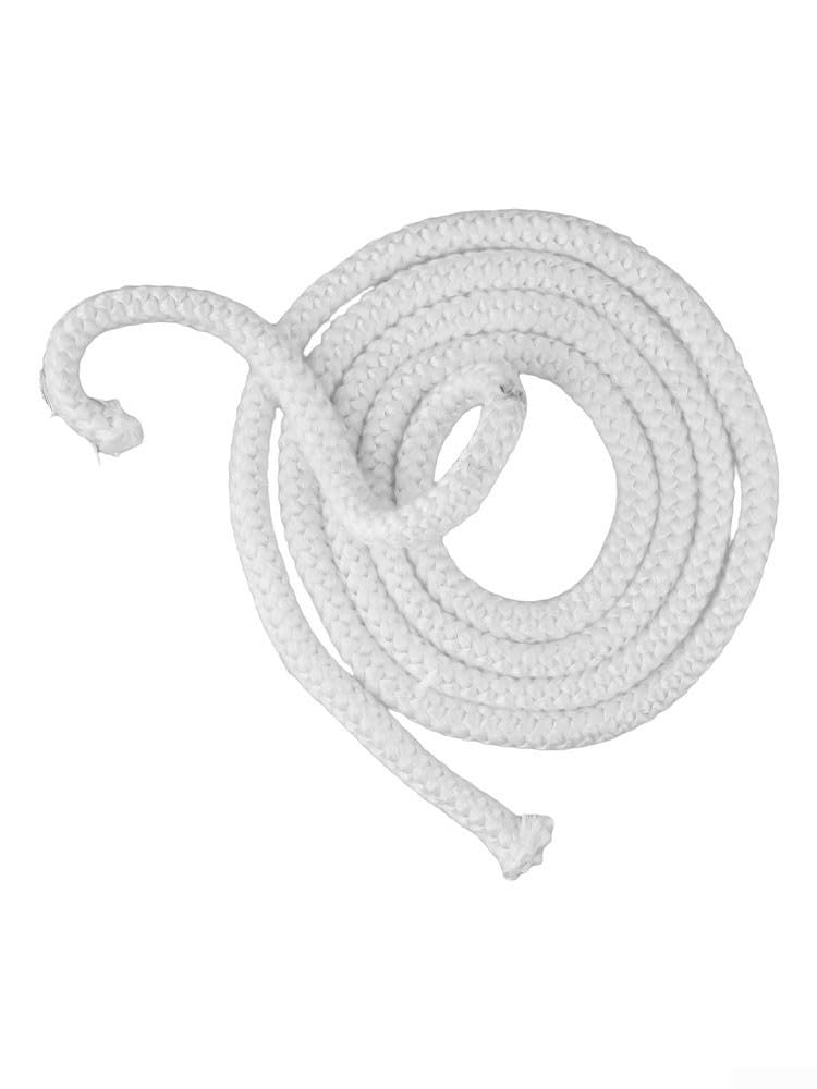 Corda ignifuga in fibra di vetro per stufa, lunghezza 2 m, utilizzata come guarnizione per stufe a legna, caldaie, bruciatori a pellet e camini industriali (10 mm)