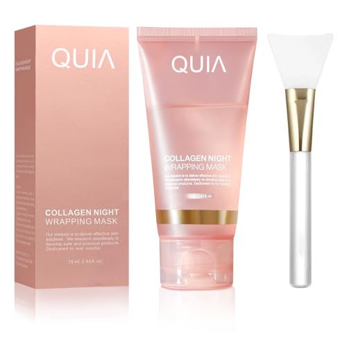 QUIA Korean Face Mask, Collagen Peel Off Mask, Face Peel Mask for Skin Care - Korean Beauty Face Mask