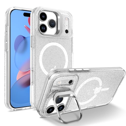 Coque iPhone 17 silicone rigide blanc anti-choc et pailletée