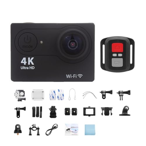 Image of 4K Ultra HD Waterproof Action Camera with 2.0 Inch Screen, WiFi Remote Control Portable Helmet Sports DV Camcorder