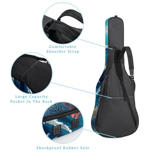 Sac de guitare acoustique anti-rayures protégeant de la pluie - 3