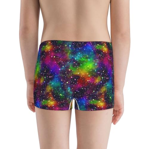 Boys' Cotton Boxer Brief Soft Underwear-Bright Universe3