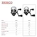 Zebco Delta Spincast Fishing Reel, Size 20 Reel, Changeable Right- or Left-Hand Retrieve, Dual Ceramic Pick-Up Pins, Pre-Spooled with 6-Pound Fishing Line, Braid Ready, Cool Gray