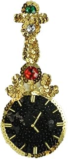 Expo International Pocket Watch Sequin Patches/Appliques, Multi Colors