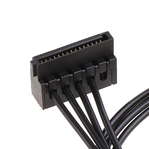 Cable Mini 4 Pin a SATA SSD 35.5 cm para motherboard miniatura 6