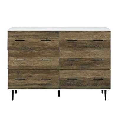Rustic oak 6 drawer dresser Clearance