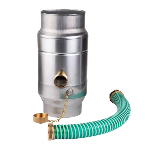 Regenwassersammler Wassersammler Titan Zink 6-tlg/100mm Jumbo...