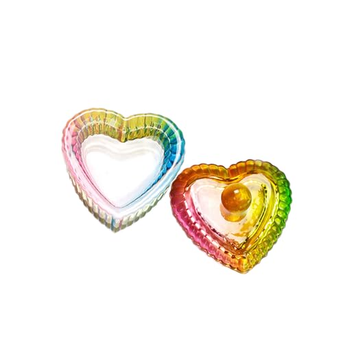 Nails Tips Art Dappen Dish with Lid Acrylic Liquid Powder Dappen Monomer Dish Glass Crystal Cup Glassware Tools for Professional Use and Home Use SW-A022