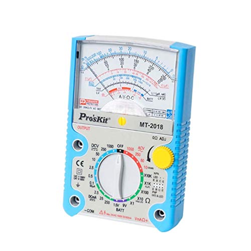 Preisvergleich Produktbild Masoqea Analog-Erfassungsfälschungsschutz Transistortester Multimeter professionelle Analogmessgerät simulationreflectoscope