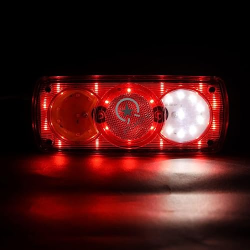 Feux de remorque étanches 39 LED avec clignotants intégrés pour UTV