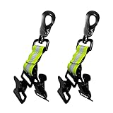 [Doppelter Metallclip] - Der handschuh clip halter besteht aus hochwertigen materialien aus nylon und metall.im vergleich zu kunststoffknöpfen und -clips sind metallschnallen und metallclips verschleißfester und korrosionsbeständiger, haben eine stärkere bisskraft und sind robust und langlebig. das doppelter metallclip design es ermöglicht benutzern, während der arbeit mehr elemente zu reparieren, was praktischer ist.