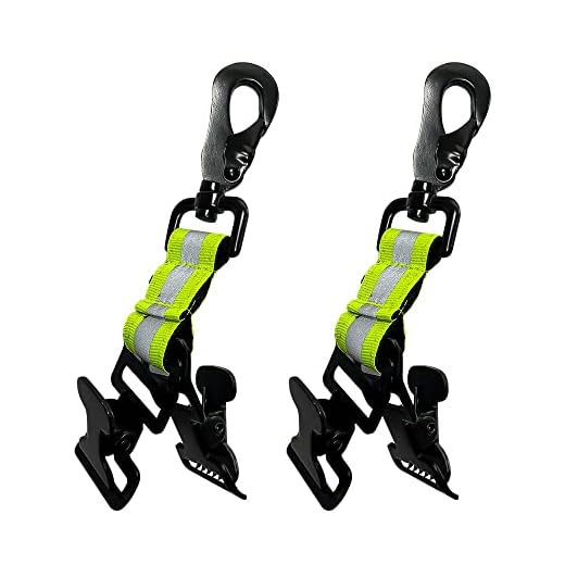 CLIUNT Handschuhhalter, 2 Stück Handschuh Clip Halter, Handschuhclips mit Metall-Karabiner, Handschuhklammer Feuerwehr, Rutschfester für Aufhängen von Handschuhen Handtüchern Schutzhelme Masken