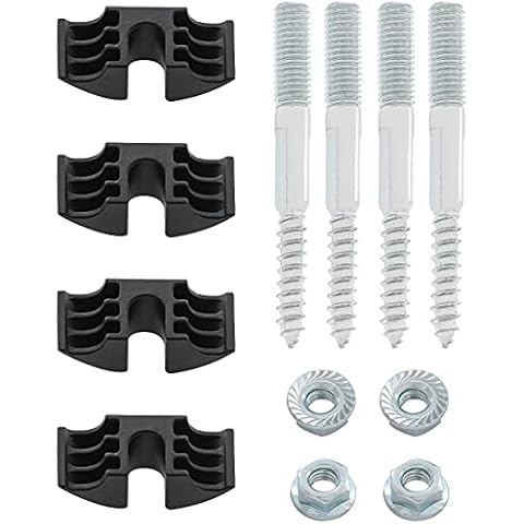 Spare Hardware Parts Replacement for IKEA MALM Headboard Bed Frame Parts Combo Pack (Part #122998 + 114254 + 114334) (Pack of 4) Cover