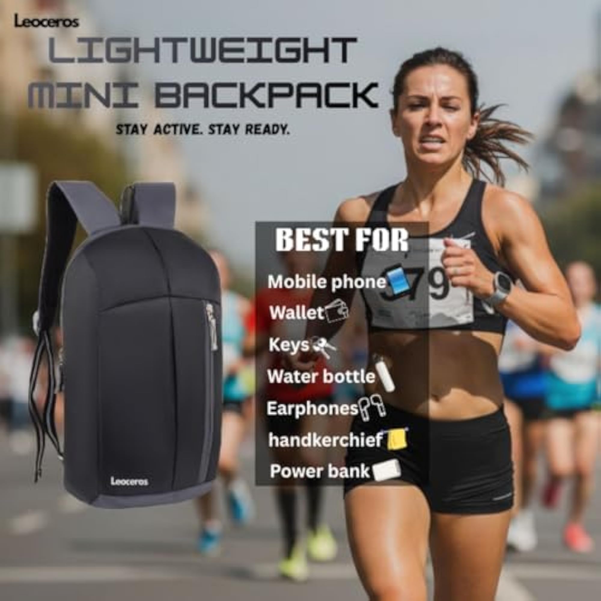 Compact Gym & Travel Backpack for Men