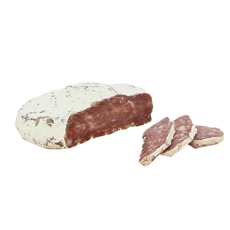 Produits-Normandie Saucisson sec sans peau au Camembert de 220g - Fabrication artisanale - Produits Normandie