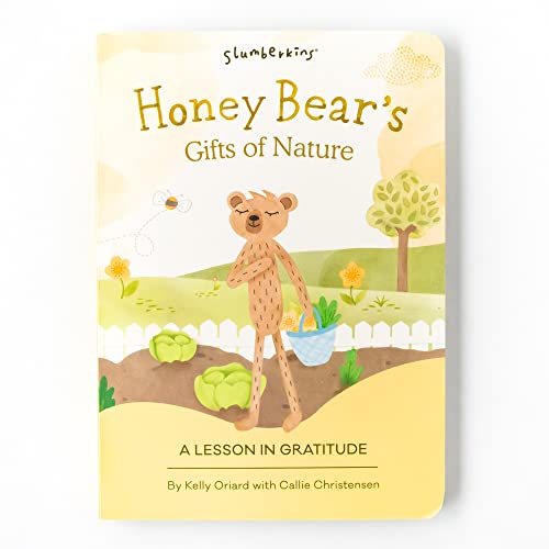 Slumberkins Honey Bear's Gifts of Nature: A Lesson In Gratitude | Promotes Gratitude, Respect & Sharing | Social Emotional Tools for Ages 0+