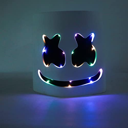Halloween Dj Mask,Halloween Party Cosplay Mask,Led Flashing Dj Music Festival Masks,Thanksgiving Christmas Halloween Party Full Head Masks Helmet For Men Women Kids #TOP1