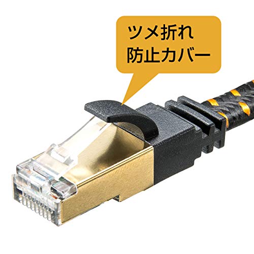 Cable LAN CAT8 Plano 2 m Sanwa Supply RJ45 Negro miniatura 7