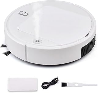 Robot aspirador y trapeador 5 en 1 con purificación de aire, navegación inteligente, fuerte succión para pelo de mascotas, control de aplicaciones, carga automática, limpieza del piso del hogar