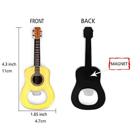 Lanhong 2 Piece/Set Bottle Opener Beer Bottle Openers Guitar Shaped Bottle Opener Guitar Gift Kitchen Gadgets For Drinkers Music Guitar Lover #TOP1