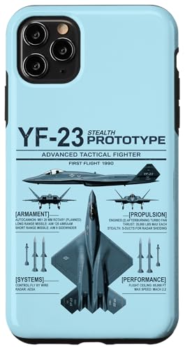 YF-23 �X�e���X�퓬�@ �~���^���[ �W�F�b�g�d�l �C���t�H�O���t�B�b�N �u���[ �X�}�z�P�[�X iPhone 11 Pro Max �p