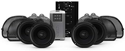 Rockford Fosgate HD14U-STAGE2 Four Speakers & Amplifier Kit for 2014+ Harley-Davidson Road Glide Ultra & Street Glide Ultra