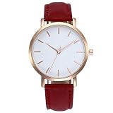 COOKI Womens Quartz Watches Lady Teen Girls Fashion Casual Quartz Analog Alloy Wristwatch Rose Gold