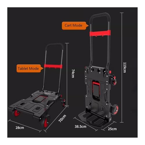 Carretilla plegable de mano para transporte ligero miniatura 2