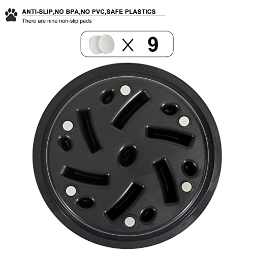 Whippy Dog Bowl Slow Feeder - Fun Maze Puzzle Dog Food Bowl Slow Eating Bowl Fits Into Elevated Pet Feeders For Small Medium Large Dog Pet #TOP3