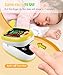 Yohcuro Fingertip Pluse Oximeter for Small Fingers, USB-C Rechargeable Oxygen Monitor, Cute Cartoon Design, Sports & Aviation Use, Applicable for Kids & Children (Yellow)