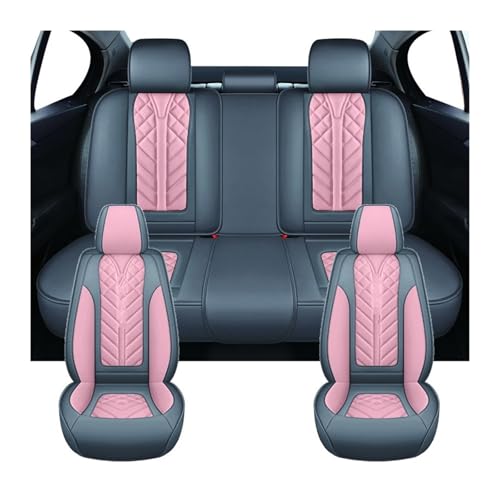 Housses de siège voiture en cuir PU rose pour MG4 ZS HS