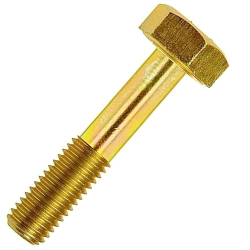 Image of Hex Bolts M12-1.25 x 70, Fine Thread Class 10.9 Yellow Zinc Finish