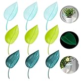 GSDOXLE Watering Leaves for Plants,3 Color Leaf Plant Watering Devices,Creative Leaf Watering Device,Plant Pot Watering Funnel for Indoor and Outdoor Plants(9Pcs)