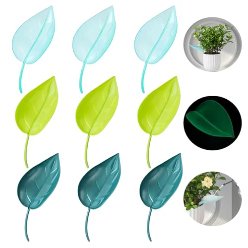 GSDOXLE Watering Leaves for Plants,3 Color Leaf Plant Watering Devices,Creative