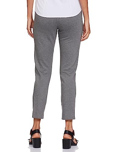 Image of Marks & Spencer Womens Solid Mid Rise Slim Fit Trouser
