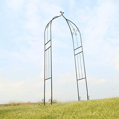 Dcrtiv Arco de jardín 80cm×30cm×205cm Metal de Rosas Cenador Archway Tubular Marco Reutilizable Resistente a la Intemperie, Garden Arch Enrejado Pérgolas para Plantas Trepadoras (Color : Color) Cover