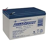Power Sonic 12V 14Ah F2 Battery Replaces Pride Mobility Go-Go LX CTS Suspension