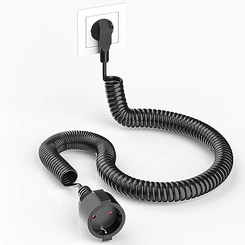 Rallonge spirale extensible : finis les nœuds avec ce câble noir de 1,25 m à 8 m