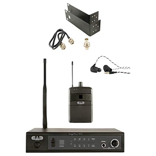 CAD Audio StageSelectIEM Wireless Stereo In-Ear Monitor System with MEB2 Earbuds