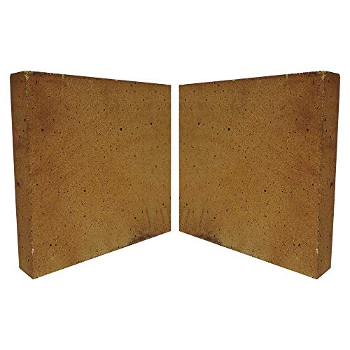 Simond Store 30% Alumina Refractory Fire Brick Kit 2426°F of 2 Replacements 12 x 12 x 2