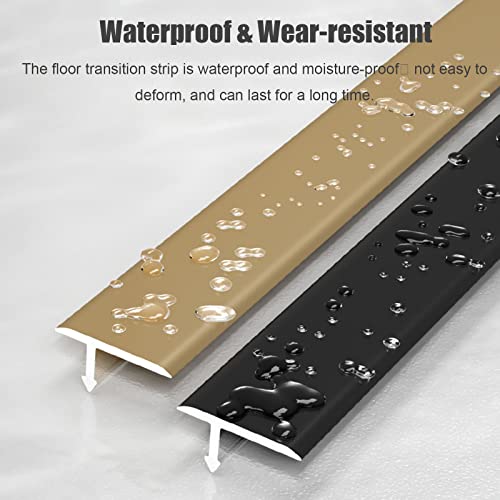 Joint de transition de sol en aluminium bronze 90cm pour éliminer les espaces