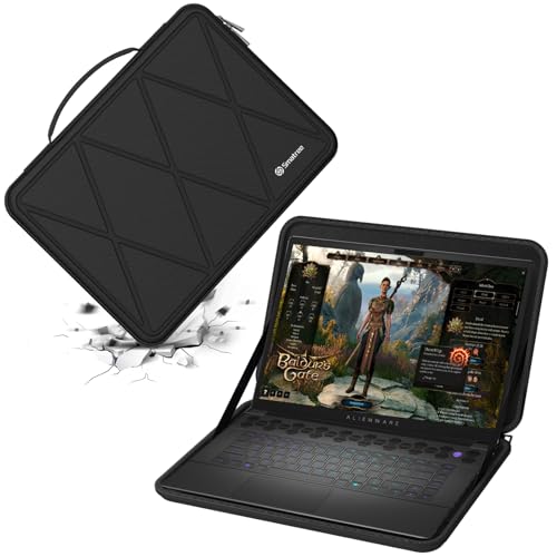 Image of Smatree Hard EVA Protective Sleeve Case Compatible only for 16 inch DELL Alienware m16 R1 Gaming Laptop Notebook Bag (NOT FIT Alienware m16 R2) (X8321)