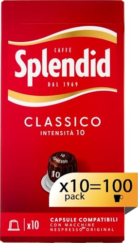 Splendid Capsule Caffè Espresso Classico - 100 Capsule - Intensità 10