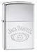 Produktbild Zippo Original Poliertes Chromfeuerzeug mit eingraviertem Jack Daniels No. 7" Motiv