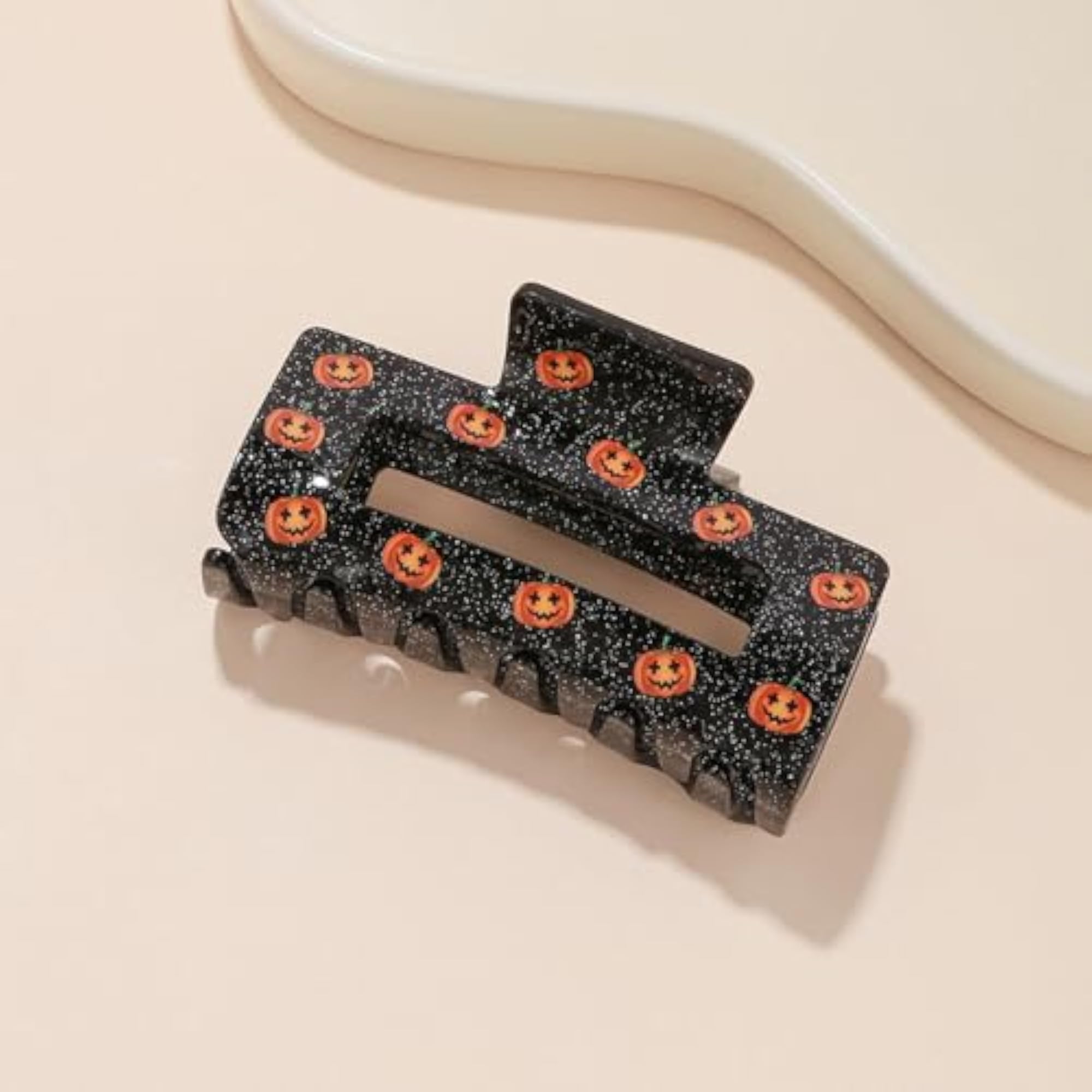 Large Pumpkin Hair Claw Clip for All Hair Types